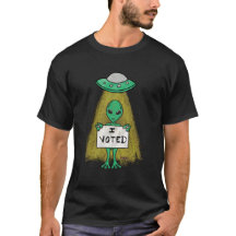 Alien "Ich habe abgestimmt"