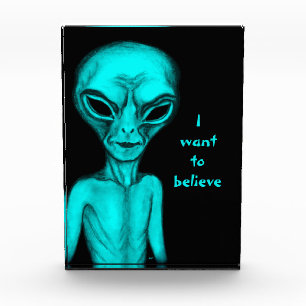Alien, ich wollte zu glauben fotoblock