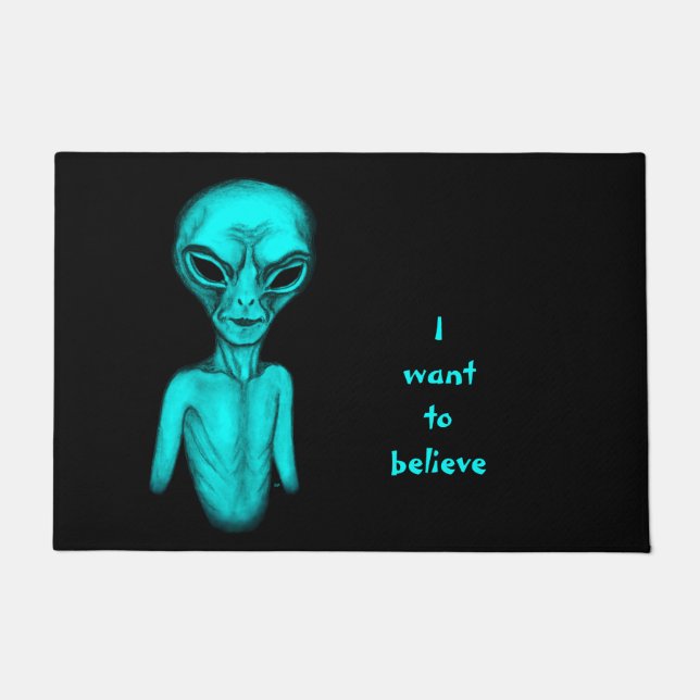 Alien, ich wollte zu glauben fußmatte (Vorderseite)