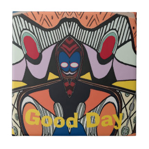 Alien im abstrakten Bereich, Text bearbeiten Fliese