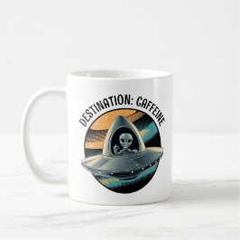 Alien in Raumfahrt Kaffeetasse