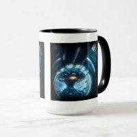 Alien in Space Combo Tasse, 15 oz