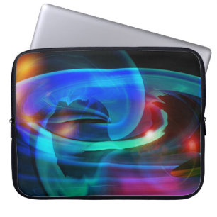 Alien Invasion Abstrakt Laptop Sleeve