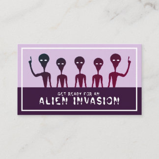 Alien Invasion, Kinder-Geburtstagsparty Begleitkarte