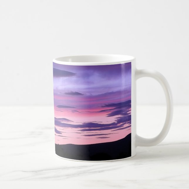 Alien Invasion Sunset Tasse (Rechts)