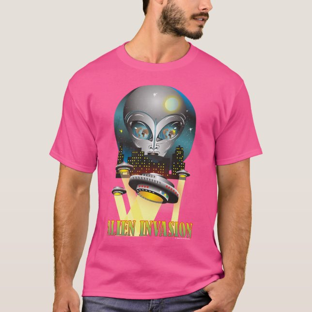 Alien Invasion T-Shirt (Vorderseite)
