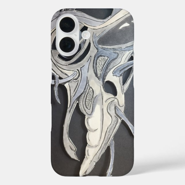 Alien iPhone 16 Hülle (Rückseite)