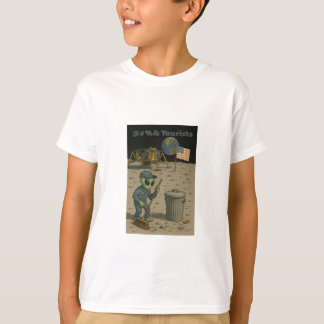 Alien Janitor räuspert das Schlamassel der Tourist T-Shirt