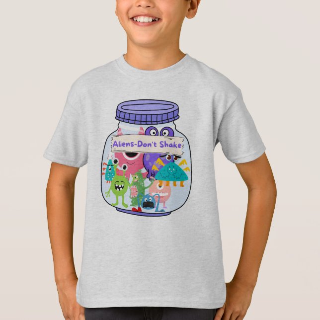 Alien Jar schüttelt die Außerirdischen nicht T-Shirt (Vorderseite)
