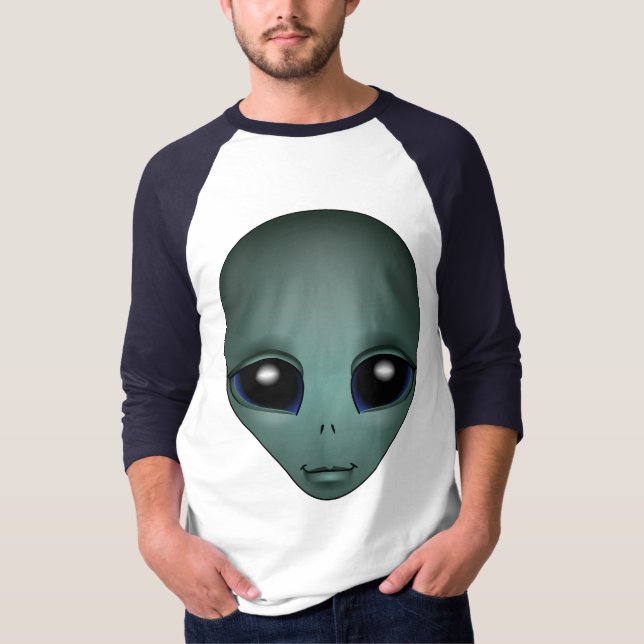 Alien Jersey Men's Alien Baseball Jersey T-Shirt (Vorderseite)