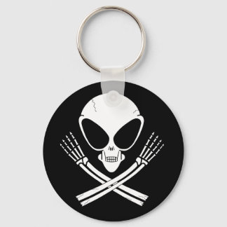 Alien jolly rodger schlüsselanhänger
