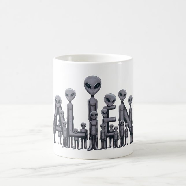 Alien Kaffeetasse (Mittel)