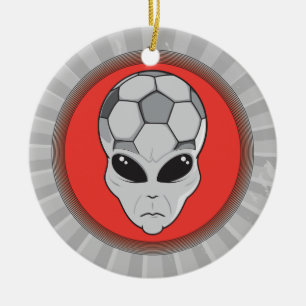 Alien Keramik Ornament