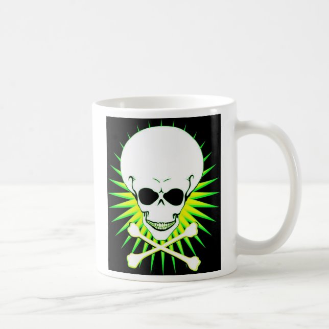 Alien-Knochen-Tasse Kaffeetasse (Rechts)