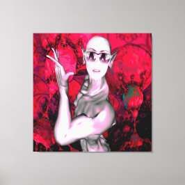 Alien Kontakt Leinwanddruck