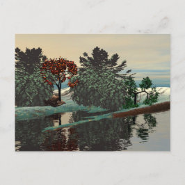 ALIEN LANDSCAPE/LAGON IN HYPERON POSTKARTE