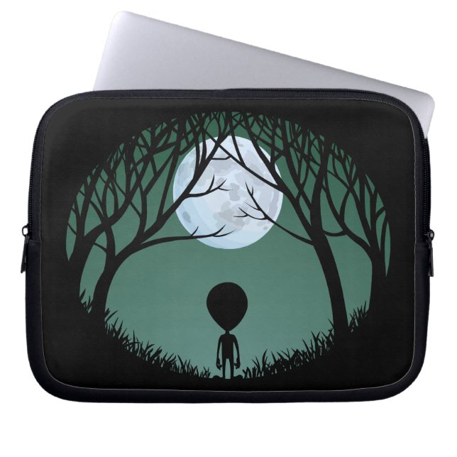 Alien Laptop Sleeve und Tablet Case (Vorderseite)