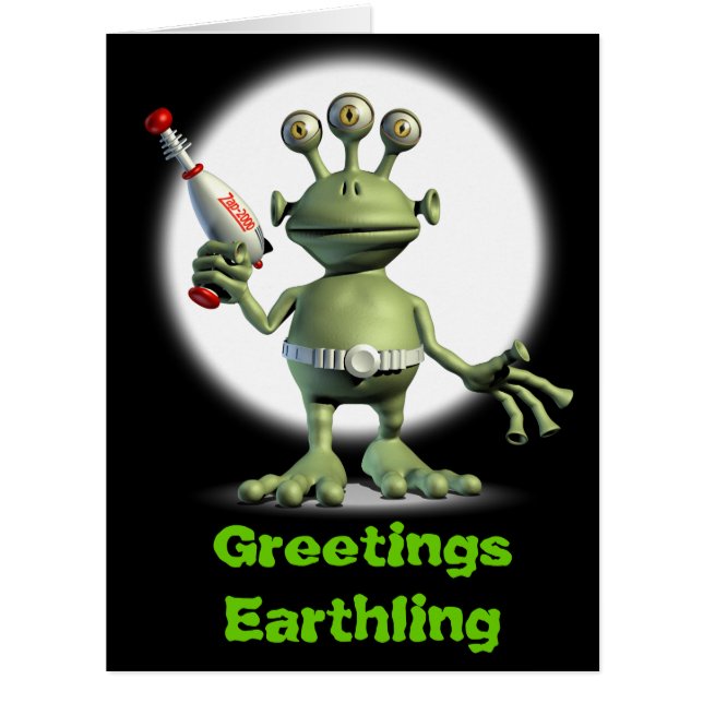 Alien-Laser-Gewehr (Vorderseite)