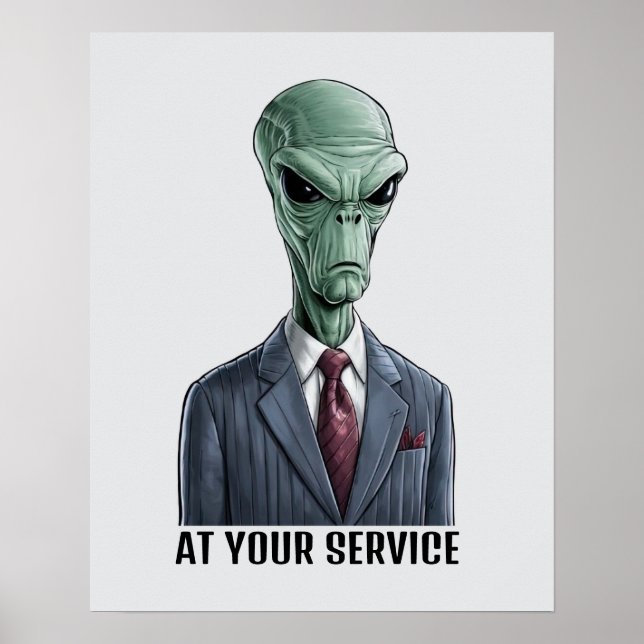 Alien Leader Poster (Vorne)