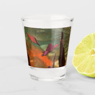 Alien-Lebensformen "feuern Sie der Vögel Sci-FI" Schnapsglas