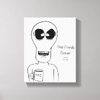 Alien Leinwand Wall Art Braves