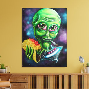 Alien Leinwanddruck