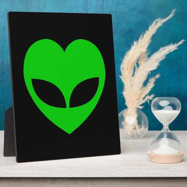 Alien Liebe Herz Fotoplatte (Seite)