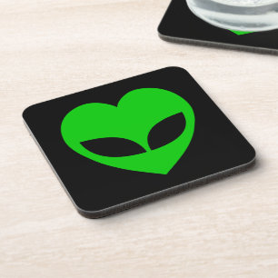Alien Liebe Herz Untersetzer