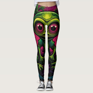 Alien Liebe lässt witzige gute Laune glücklich Leggings