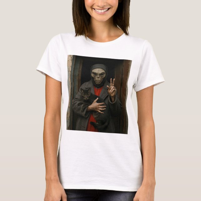 Alien Liebe T-Shirt (Vorderseite)
