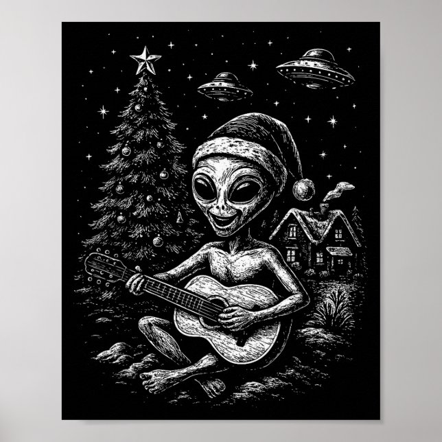 Alien liebt Weihnachten  Poster (Vorne)