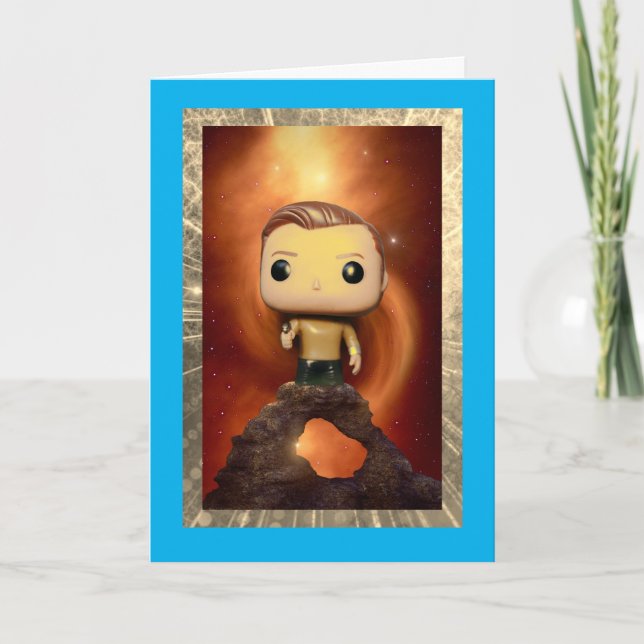 Alien Life at 50, 5" x 7" Carte d'anniversaire pli (Devant)