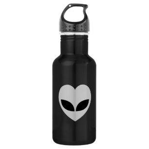 Alien Love Heart Bouteille d'eau en acier inoxydab