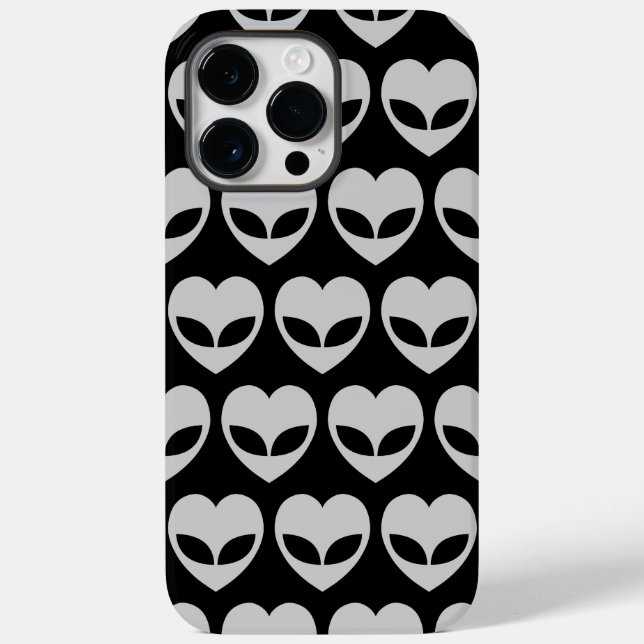 Alien Love Heart Coque-Mate coque iphone (Verso)