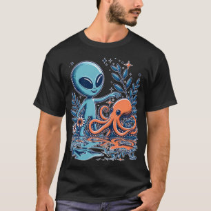 Alien Lovertrendy Ufo Shirt Retro Alien Friends Gr
