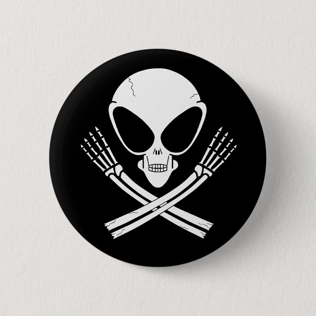 alien lustiges rodger button (Vorderseite)