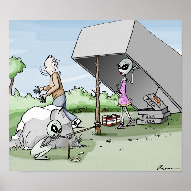 Alien Man Trap Poster (Vorne)
