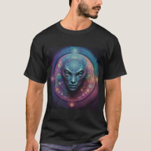 Alien Mandala Design tee