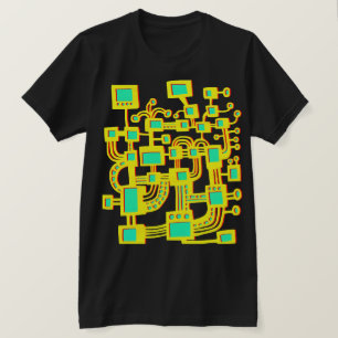 Alien-Maschine - Farbe T-Shirt
