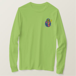 Alien Matryoshka Embroidery Patch T - Shirt