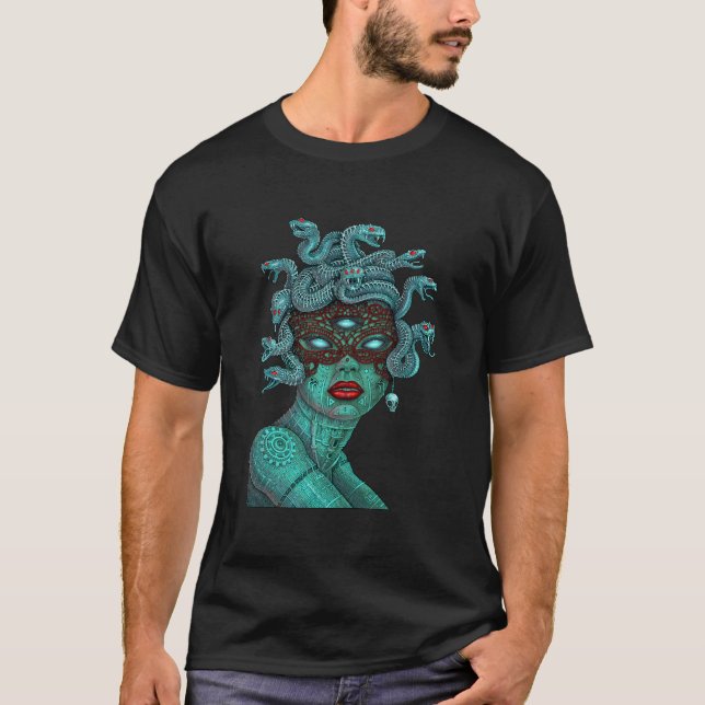 Alien Medusa Emek T-Shirt (Vorderseite)