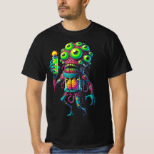 Alien Monster Creatie met Elektrisch Testbuis