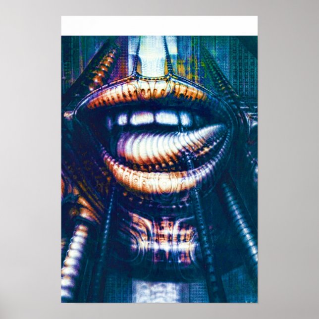 Alien Mouth H R Giger Poster (Vorne)