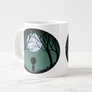 Alien Mug Grey Extraterrestrial Cup Alien Mugs