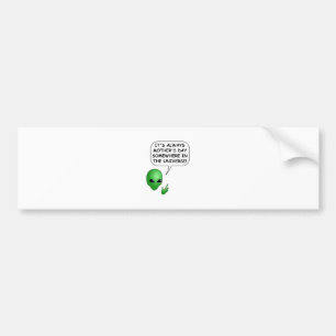 Alien Muttertag Autoaufkleber