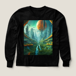 Alien Nature & Futuriste Ville Surreal Sci-Fi Art