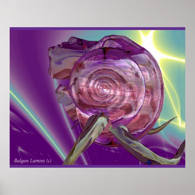ALIEN NEREIDE, NYMPH OF WASSER, PINK SAASHELL Sci- Poster (Vorne)