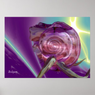 ALIEN NEREIDE /NYMPHE DES WASSERS,ROSA MEERESSCHNE POSTER
