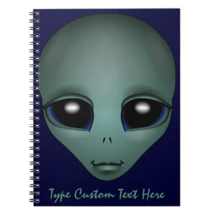 Alien Notebook Personalisierte Niedliche ET-Notebo Notizblock