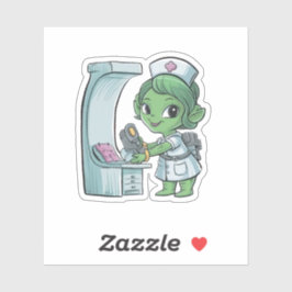 Alien Nurse Aufkleber